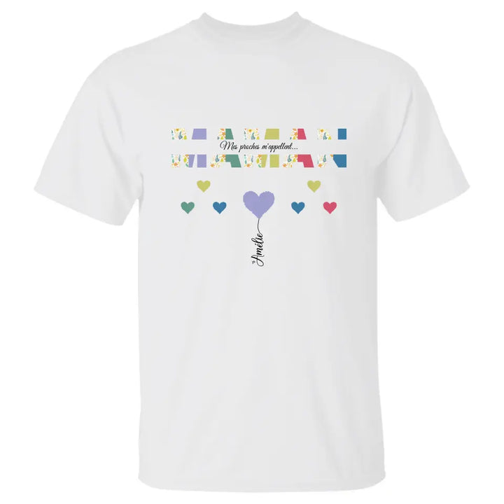 Maman ballons - T-shirt personnalisé