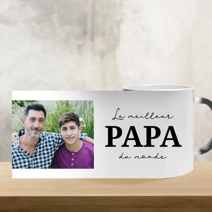 Papa et photo - Tasse magique