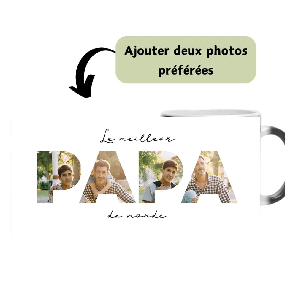 "Le meilleur Papa du Monde" - Tasse Personnalisée