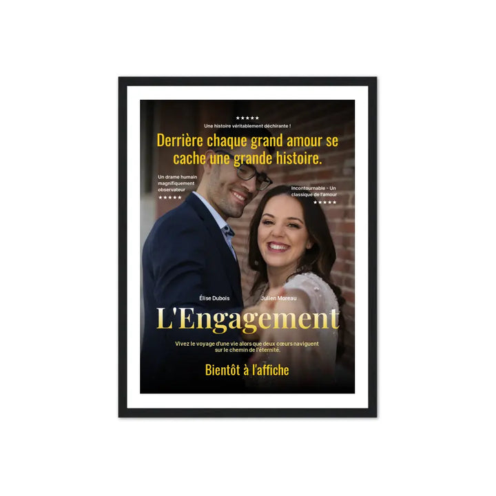 L'Engagement - Affiche personnalisée