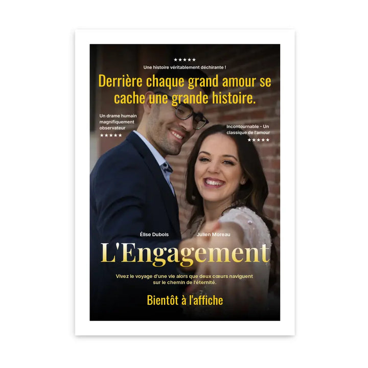 L'Engagement - Affiche personnalisée