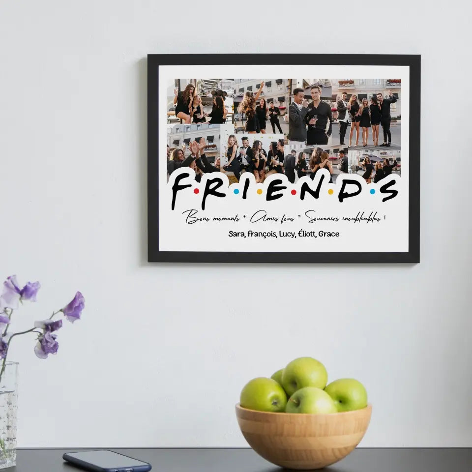 Friends - Affiche personnalisée