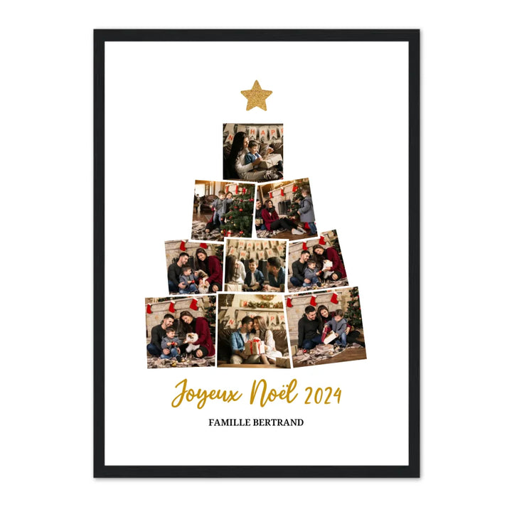 Sapin de Noël - Affiche personnalisée