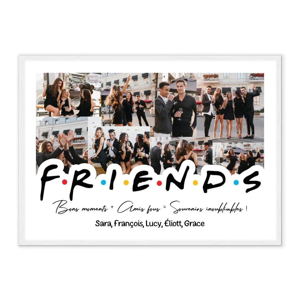 Friends - Affiche personnalisée