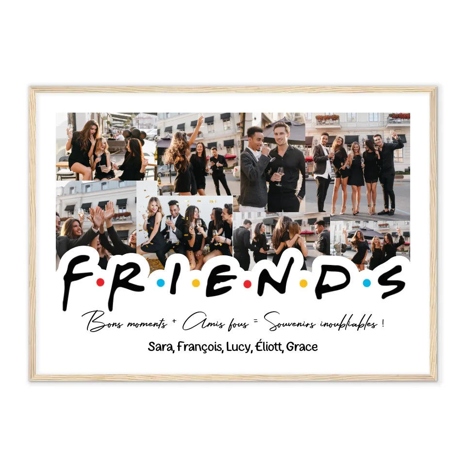 Friends - Affiche personnalisée