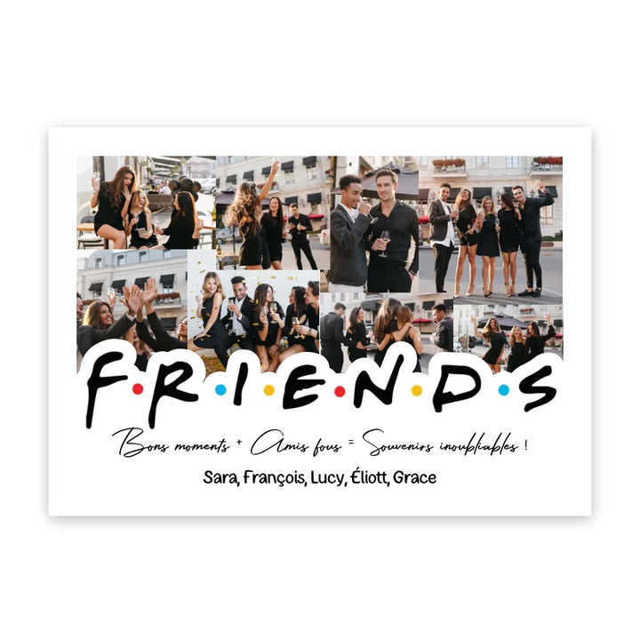 Friends - Affiche personnalisée