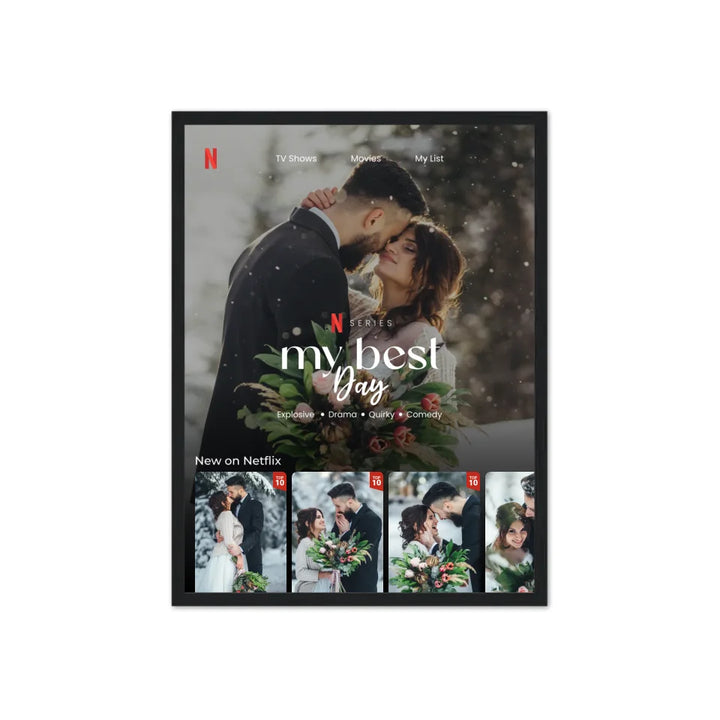 Netflix My Best Day - Affiche personnalisée