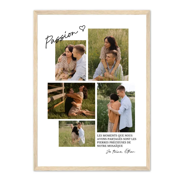 Mosaïque Passion Couple - Affiche 5 Images