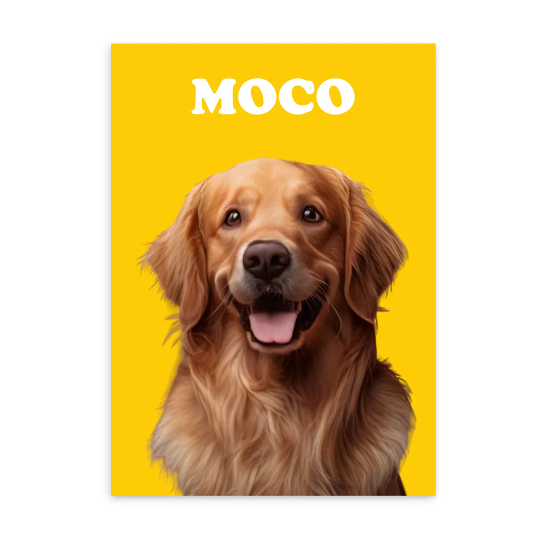 Chien - Affiche Personnalisée