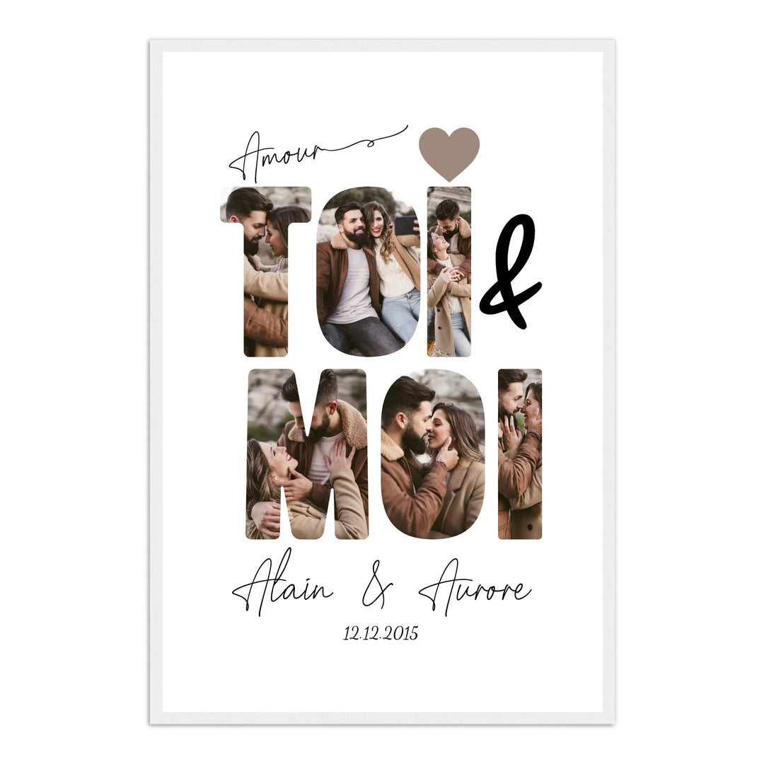 Toi & Moi - Affiche Personnalisée