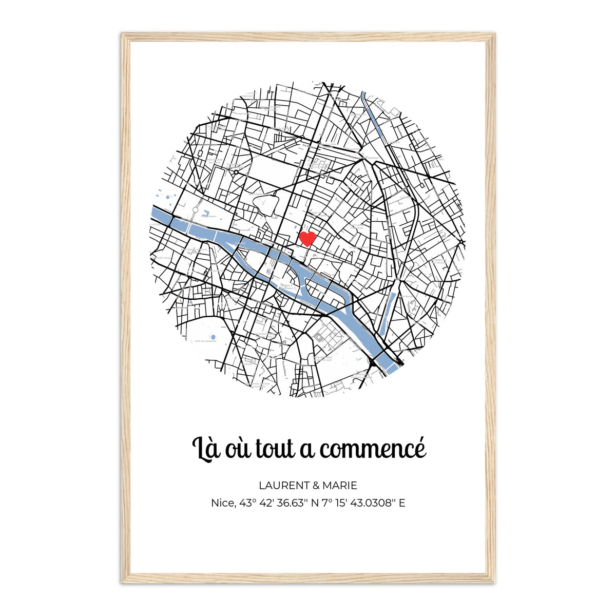 Là où tout a commencé - Affiche personnalisée