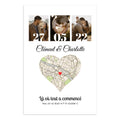 Carte & collage photo