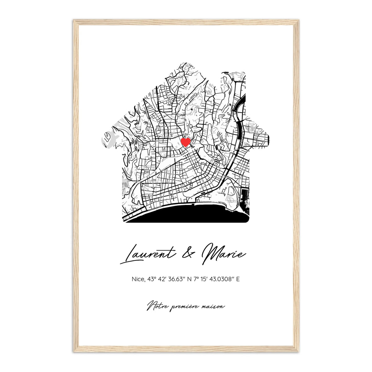 Notre première maison - Affiche personnalisée